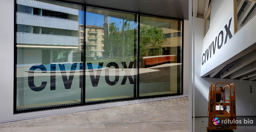 Rótulos exteriores en vinilo