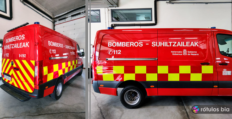 FURGON_0103KVJ_2025_ROTULOS_BIA Vinilos reflectantes en vehículos de bomberos